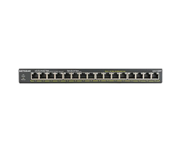 Netgear 16p GS316PP (16x10/100/1000Mbit, 16xPoE+) - 590574 - zdjęcie 5